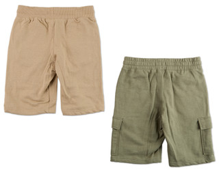 Thumbnail 4: Weatherproof Vintage Boys 2 Pk Fleece Drawstring Shorts 