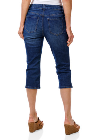 Thumbnail 2: D. Jeans Women's Petite 5 Pocket Capri Jeans 
