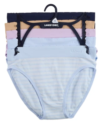 Thumbnail 1: Lands End Women's  5 Pk Soft Fit Seamless Bikinis 