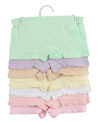 Thumbnail 2: XOXO Girls 7 Pk Logo Band Seamless Boy Shorts 