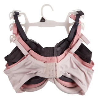 Thumbnail 2: Laura Ashley Women's 3 Pk Everyday Comfort Bras 
