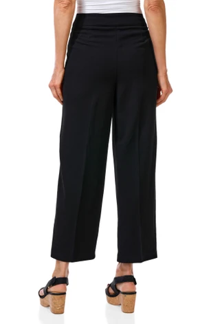 Thumbnail 2: Soho Apparel Women's Sailor Wide Leg Coulotte Pants 