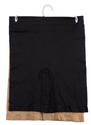 Thumbnail 2: Gloria Vanderbilt Women's Plus 2 Pk Slip Shorts Shapewear 
