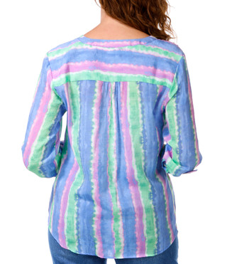 Thumbnail 2: Zac & Rachel Women's Button Up Front Tie Hem Top 