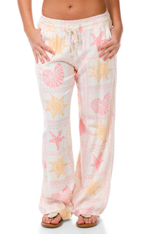 Thumbnail 1: April Kiss Juniors Drawstring Beach Pants 