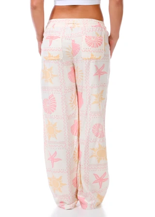 Thumbnail 2: April Kiss Juniors Drawstring Beach Pants 