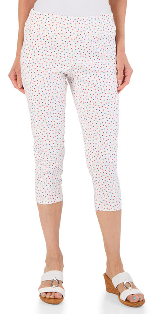 Thumbnail 1: Kate Park Women's Petite Comfort Stretch Capris 