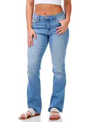 Thumbnail 3: Juicy Couture Juniors Mid Rise Archival Bootcut Jeans 