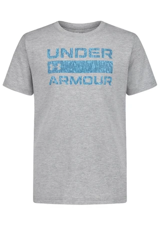 Thumbnail 1: Under Armour Big Boys Bark Stacked Logo Performance Graphic T-Shirt 