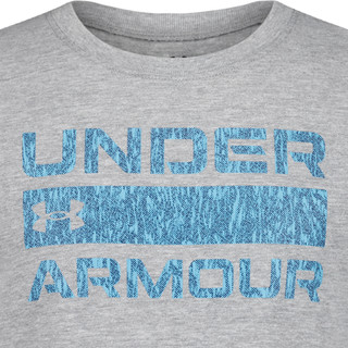 Thumbnail 4: Under Armour Big Boys Bark Stacked Logo Performance Graphic T-Shirt 