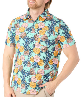 Thumbnail 1: Hurley Men's Short Sleeve Button Down Shirt 