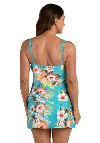 Thumbnail 5: Maxine of Hollywood Womens Double Tier Tankini Swim Top 