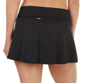Thumbnail 4: Anne Cole Signature Womens Solid Swim Skirt 