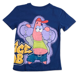 Thumbnail 2: SpongeBob Squarepants Boys SpongeBob Wrap Around Graphic T-Shirt 