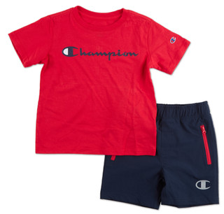Thumbnail 1: Champion Little Boys Active 2 Pc Shorts Set 