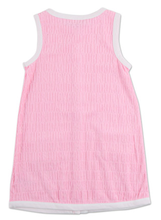 Thumbnail 2: Juicy Couture Girls Sleeveless Textured Logo Dress 