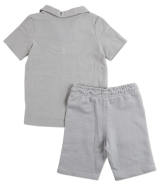Thumbnail 2: Weatherproof Little Boys 2 Pc Terry Shorts Set 