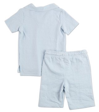 Thumbnail 2: Weatherproof Little Boys 2 Pc Terry Shorts Set 