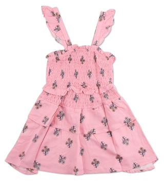 Thumbnail 1: Jessica Simpson Little Girls Smocked Tiered Dress 