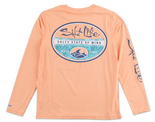 Thumbnail 2: Salt Life Boys Outdoor UPF Long Sleeve Shirt 