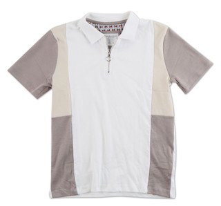 Thumbnail 1: Denim & Flower Boys 1/4 Zip Neck Polo Shirt 