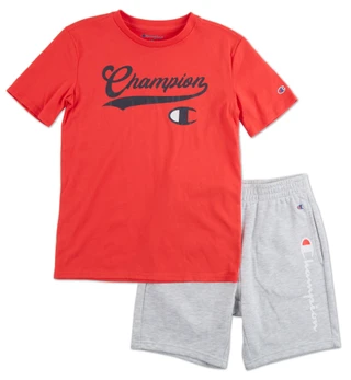 Thumbnail 1: Champion Boys Active 2 Pc Shorts Set 