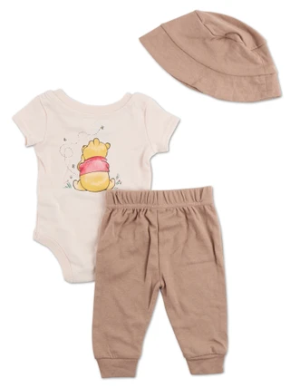 Thumbnail 2: Disney Baby Boys 3 Pc Winnie The Pooh Pants Set 