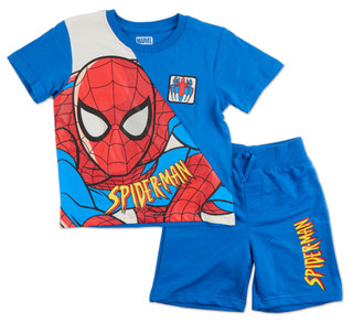 Thumbnail 1: Marvel Little Boys 2 Pc Spider-Man Shorts Set 