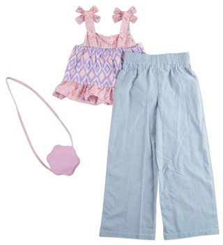 Thumbnail 2: BEARPAW Girls 3 Pc Pants Set 