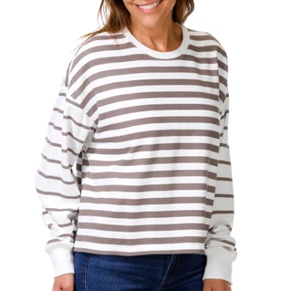 Thumbnail 1: Harmony Balance Women's Long Sleeve Crewneck Oversized Top 