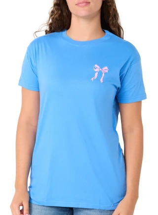 Thumbnail 1: SIMPLY SOUTHERN Juniors Short Sleeve USA Patch T-Shirt 
