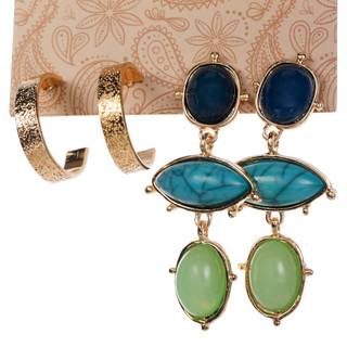 Thumbnail 2: Nicole Miller 2 Pr Earrings 