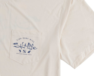 Thumbnail 2: Salt Life Men's Short Sleeve Performance Active Top 