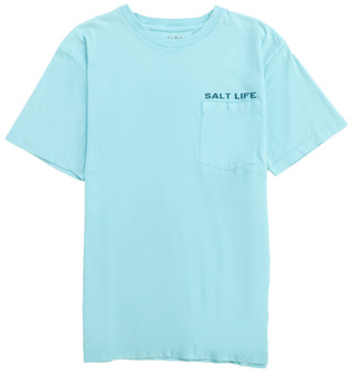 Thumbnail 2: Salt Life Men's Short Sleeve Print Shirt 