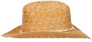 Thumbnail 4: SAN DIEGO HAT CO Women's Natural Shell Bead Band Cowboy Hat 