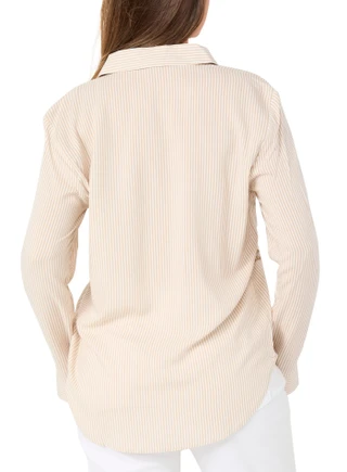 Thumbnail 2: Hester & Orchard Women's Stripe Butterfly Button Front Top 