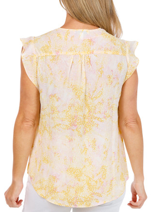 Thumbnail 2: Chaus Women's Flutter Sleeve Top 