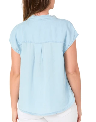 Thumbnail 2: Kathy Ireland Women's Button Front Top 