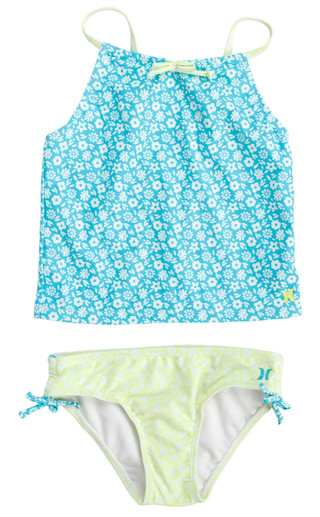 Thumbnail 1: Hurley 2- Piece Big Girls Tankini Swimsuit 