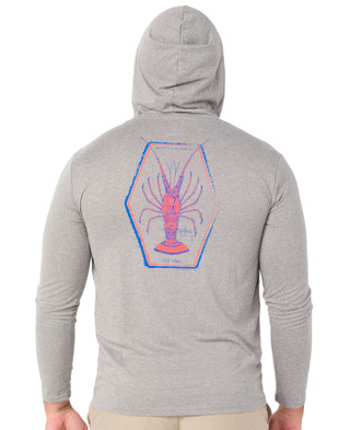 Thumbnail 2: Guy Harvey Men's Long Sleeve Hooded Shirt 
