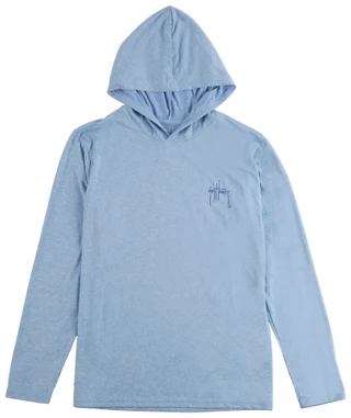 Thumbnail 1: Guy Harvey Men's Long Sleeve Hooded Shirt 