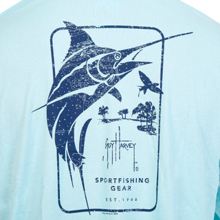 Thumbnail 2: Guy Harvey Men's Long Sleeve Hooded Shirt 