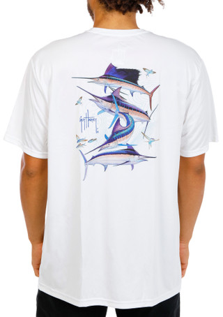Thumbnail 1: Guy Harvey Men's Short Sleeve Performance T-Shirt 