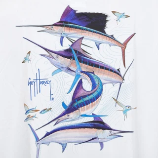 Thumbnail 3: Guy Harvey Men's Short Sleeve Performance T-Shirt 