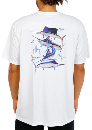 Thumbnail 1: Guy Harvey Men's Short Sleeve Performance T-Shirt 