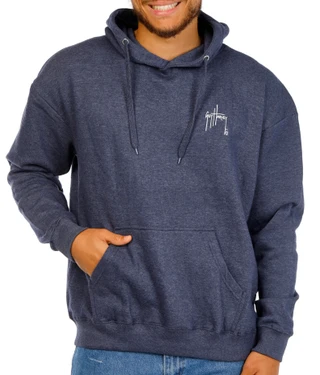 Thumbnail 2: Guy Harvey Men's Long Sleeve Print Hoodie 