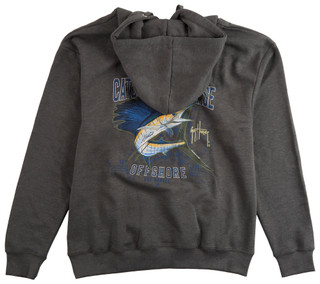 Thumbnail 2: Guy Harvey Men's Long Sleeve Print Hoodie 