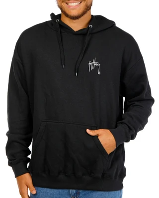 Thumbnail 2: Guy Harvey Men's Long Sleeve Print Hoodie 