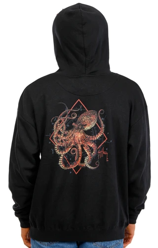 Thumbnail 1: Guy Harvey Men's Long Sleeve Print Hoodie 