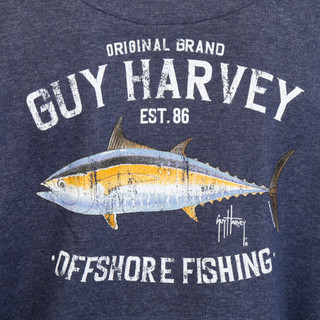 Thumbnail 3: Guy Harvey Men's Long Sleeve Print Hoodie 